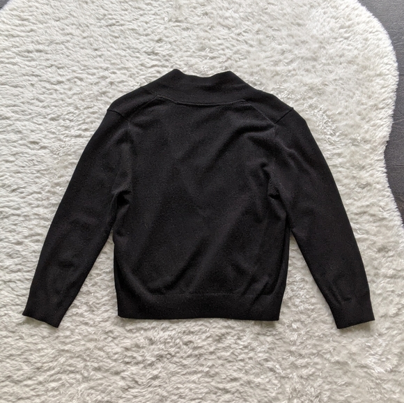 Cropped Black Cardigan - Picture 2 of 4